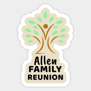 Allen Family Reunion Design Sticker